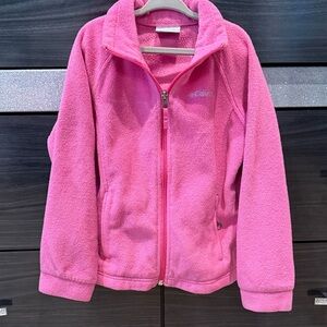 Columbia Kids Bright Pink Fleece Jacket